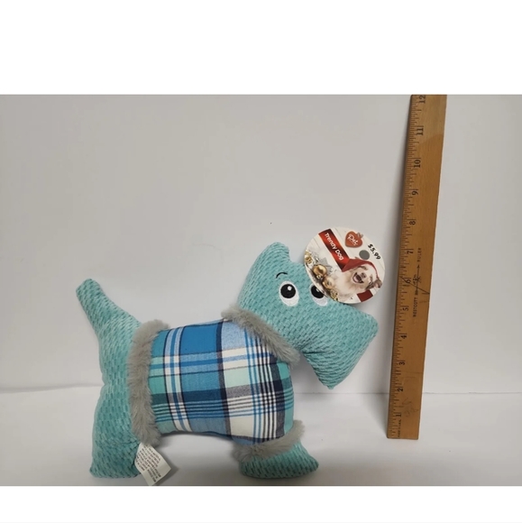 NEW Pet Central Blue Dog Reindeer CHEW TOY Makes Sound - Picture 4 of 4